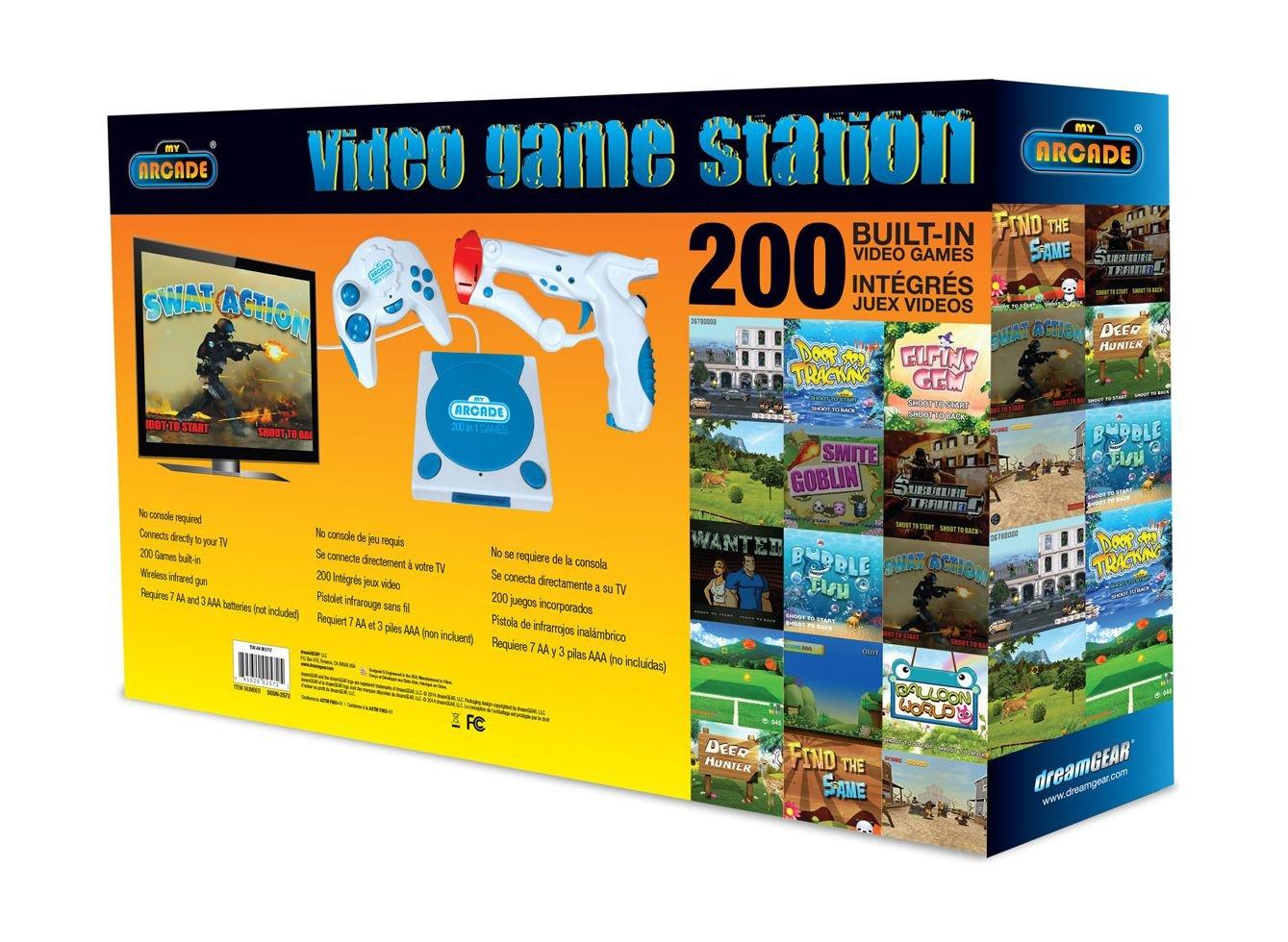 جهاز الألعاب دريم جير ماي آركيد بـ ٢٠٠ لعبة – أبيض (DGUN-2572)