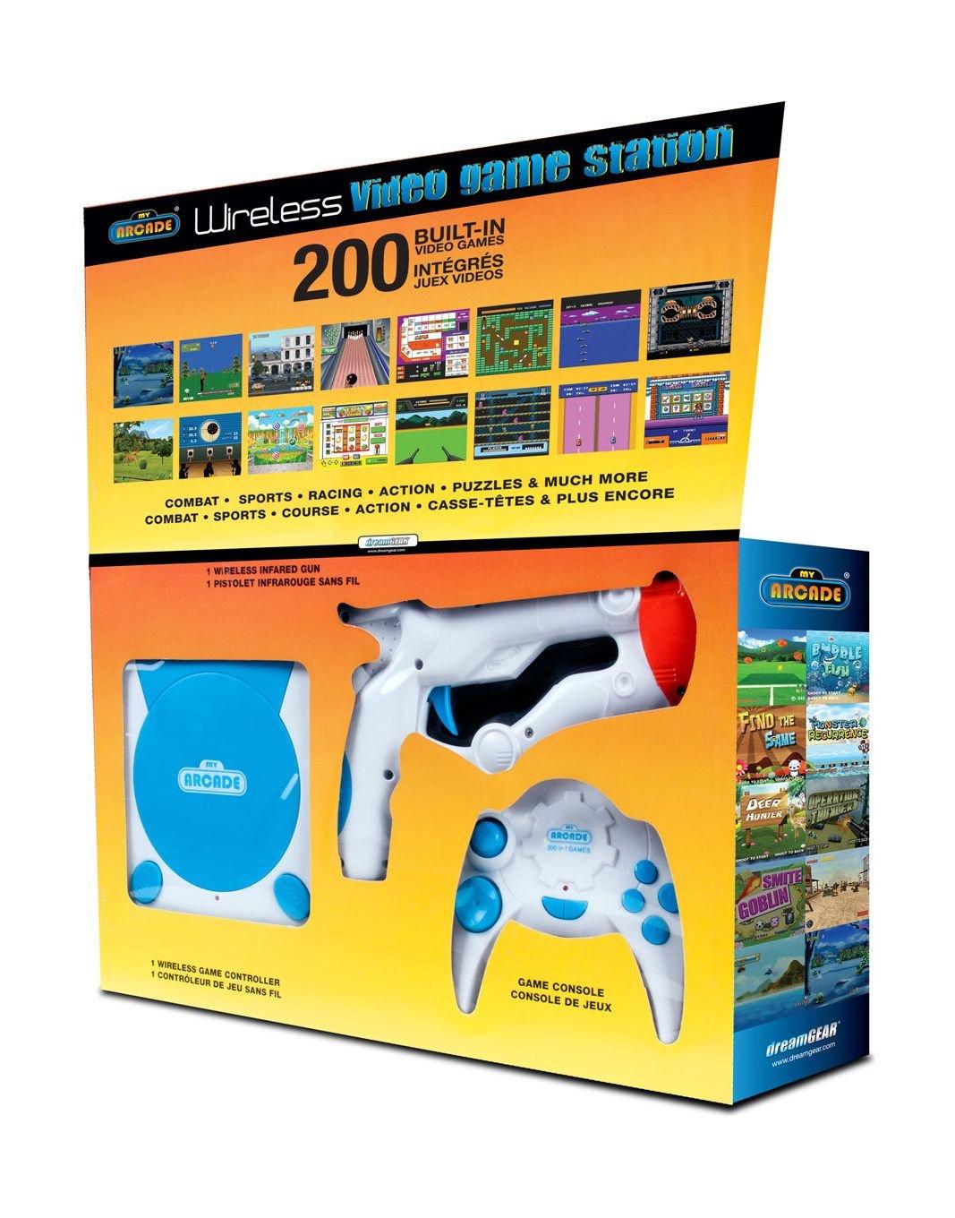 جهاز الألعاب دريم جير ماي آركيد بـ ٢٠٠ لعبة – أبيض (DGUN-2572)