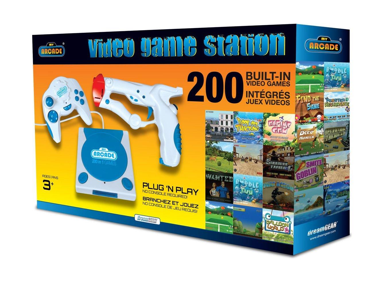 جهاز الألعاب دريم جير ماي آركيد بـ ٢٠٠ لعبة – أبيض (DGUN-2572)