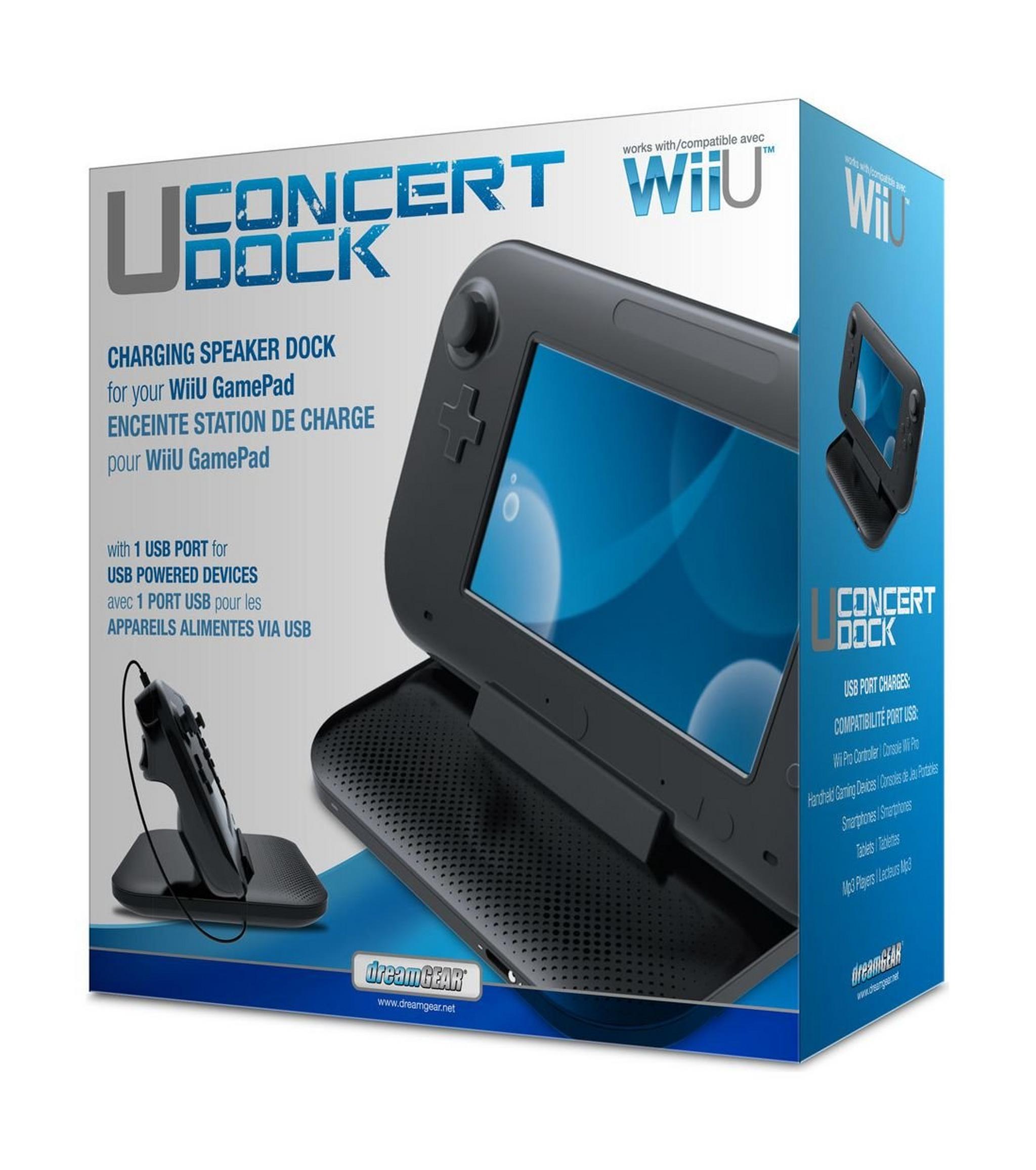 Dream Gear U Concert Dock for Wii U (DGWIIU-4317) - Black