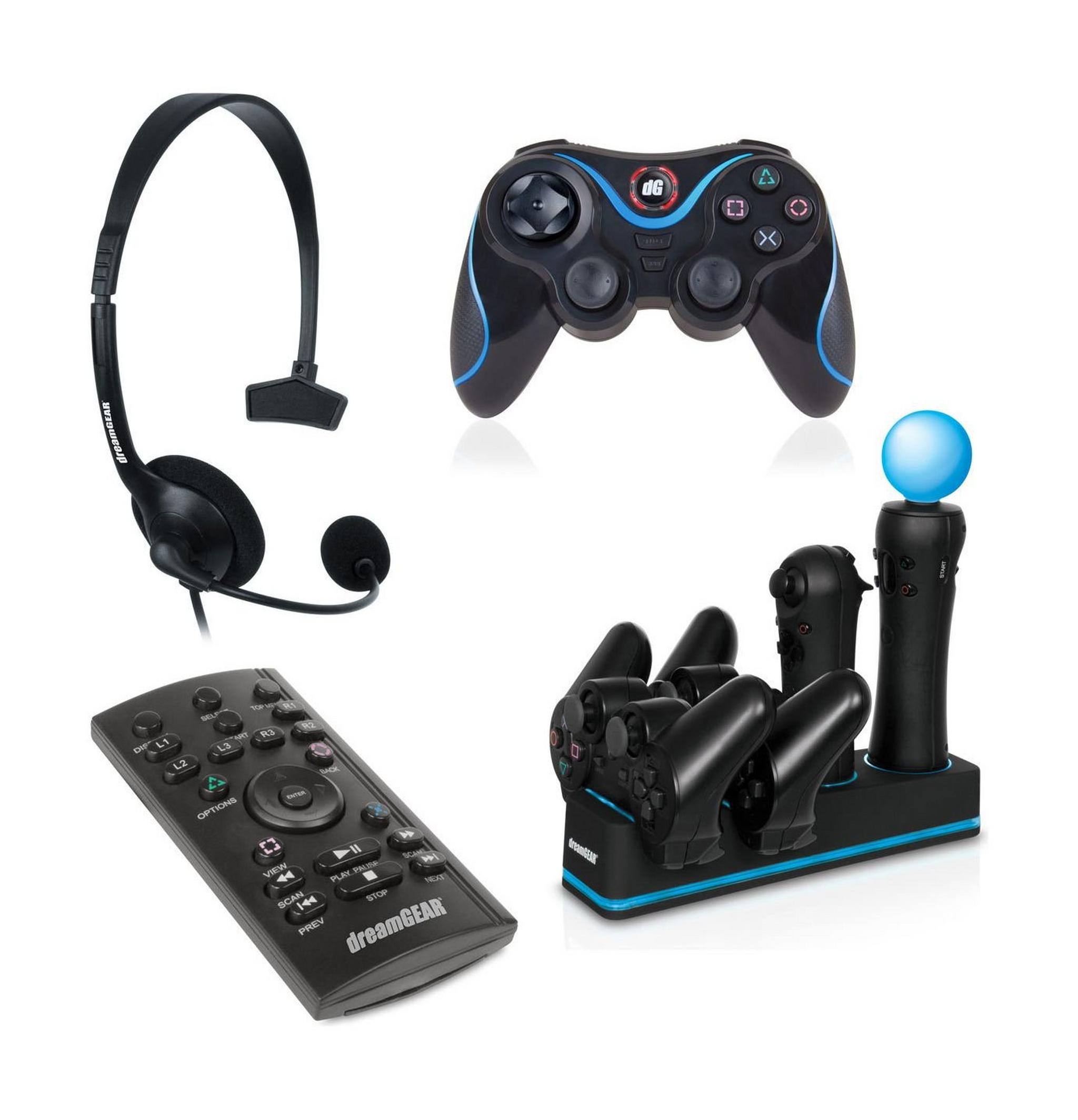 Dream Gear 4 in 1 Starter Pack for PlayStation 3 (DGPS3-3864)