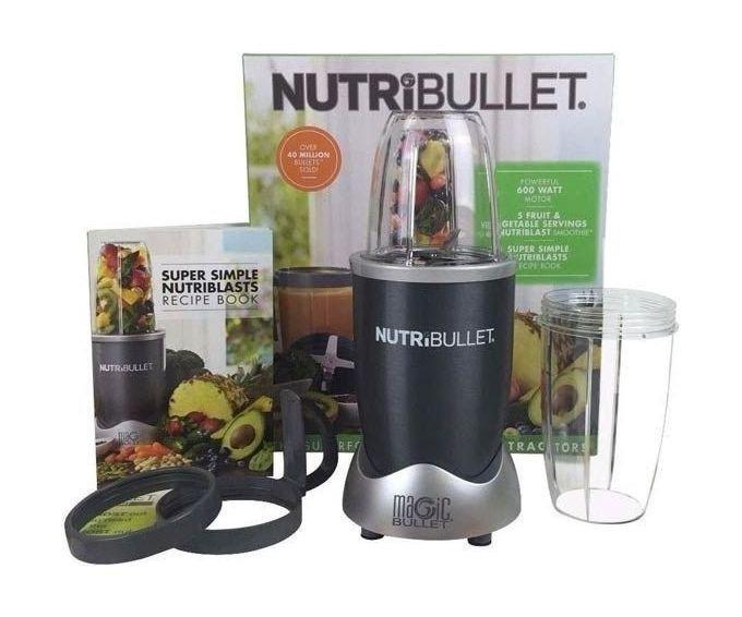 خلاط نيترو بوليت بقوة ٦٠٠ واط من ماجيك بوليت - ٨ قطع - رمادي (NBR-0812M)