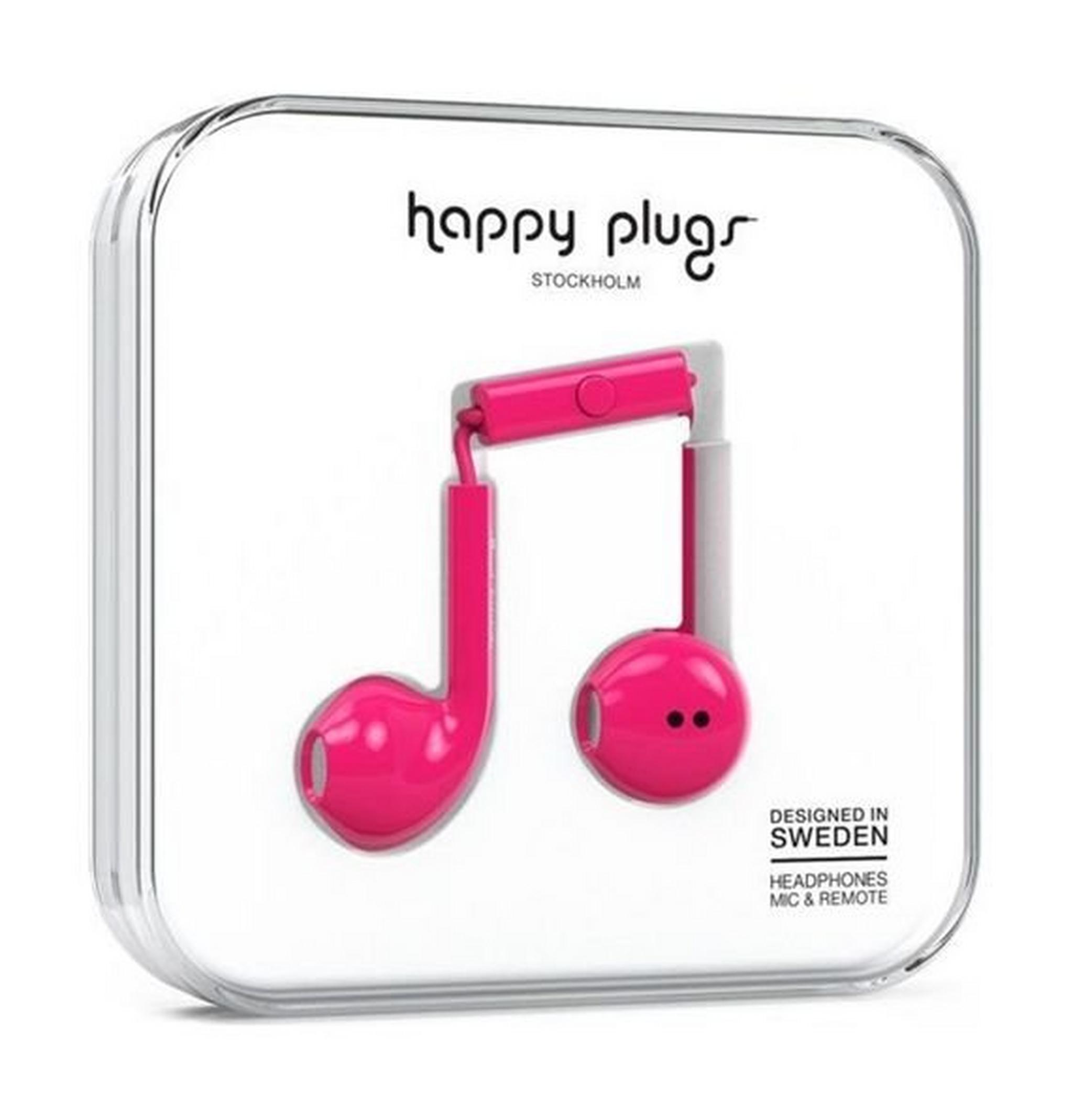 Happy Plugs Earbud Earphones - Pink
