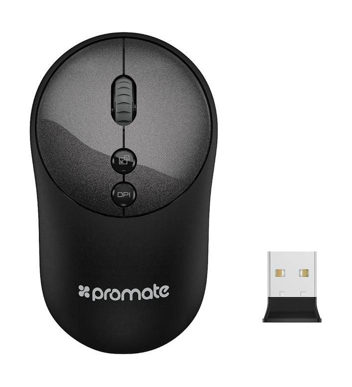 Promate Clix-2 2.4Ghz Portable Wireless Mouse with Nano USB Receiver ...