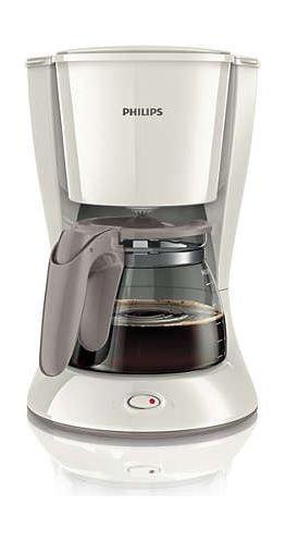 صانعة القهوة دايلي كولكشن بقوة ١٠٠٠ واط وسعة ١.٢ لتر من فيليبس – أبيض (HD7447/00) –