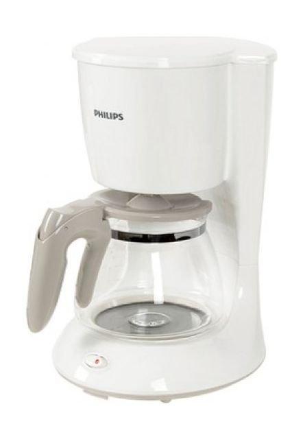 صانعة القهوة دايلي كولكشن بقوة ١٠٠٠ واط وسعة ١.٢ لتر من فيليبس – أبيض (HD7447/00) –