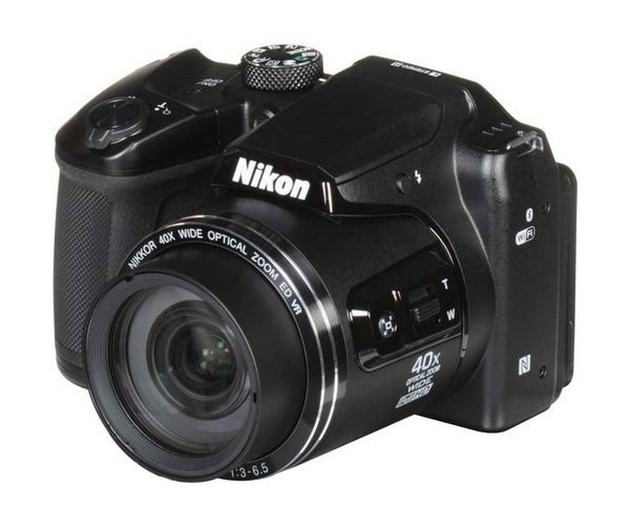 كاميرا نيكون كول بيكس بي ٥٠٠ الرقمية – ١٦ ميجابكسل – أسود