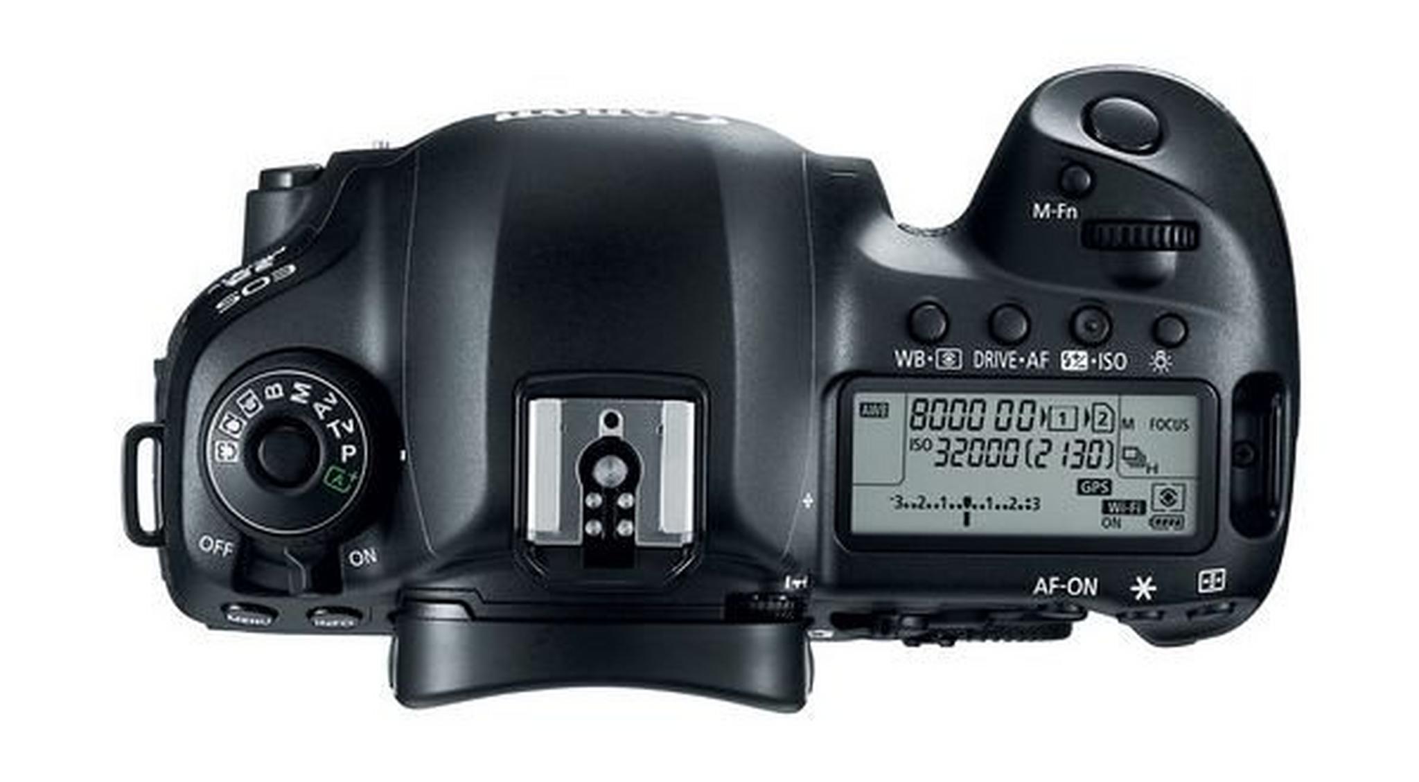 كاميرا كانون ٥ دي مارك ٤ الرقمية إس إل آر بدقة ٣٠,٤ ميجابكسل - ٤ كي - واي فاي - الهيكل فقط (EOS 5D Mark IV)