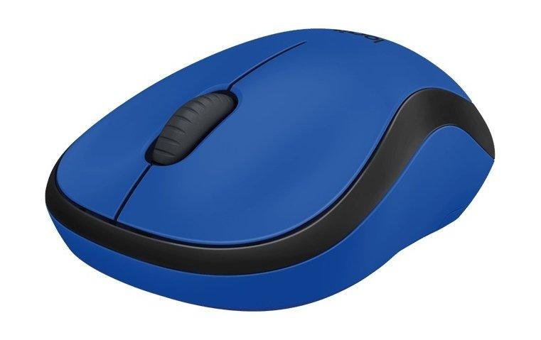 Logitech M220 Silent Wireless Mouse (910-004879) - Blue