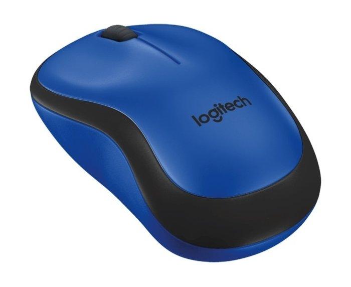Logitech M220 Silent Wireless Mouse (910-004879) - Blue