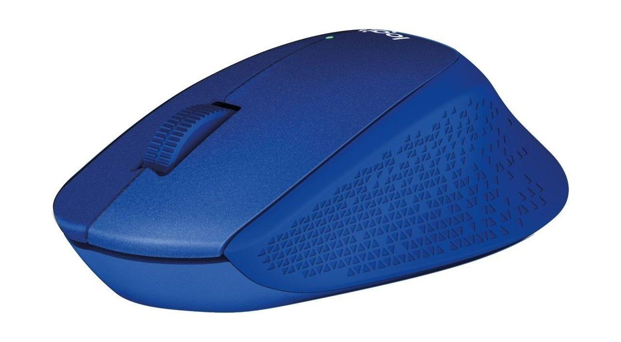 Logitech M330 Silent Plus Wireless Mouse (910-004910) - Blue