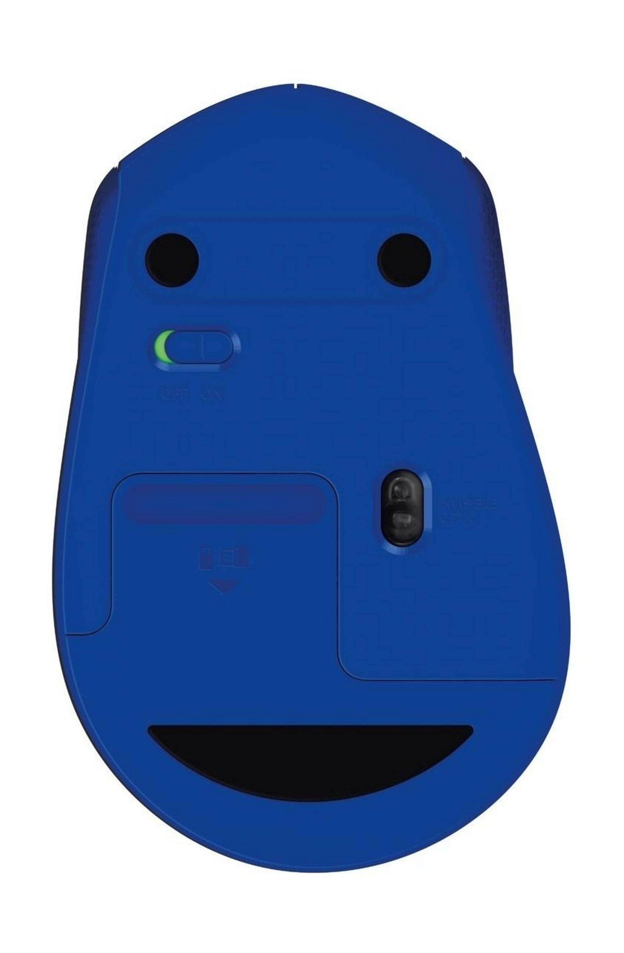 ماوس لوجيتك إم٣٣٠ سايلينت بلس اللاسلكي (910-004910) - أزرق