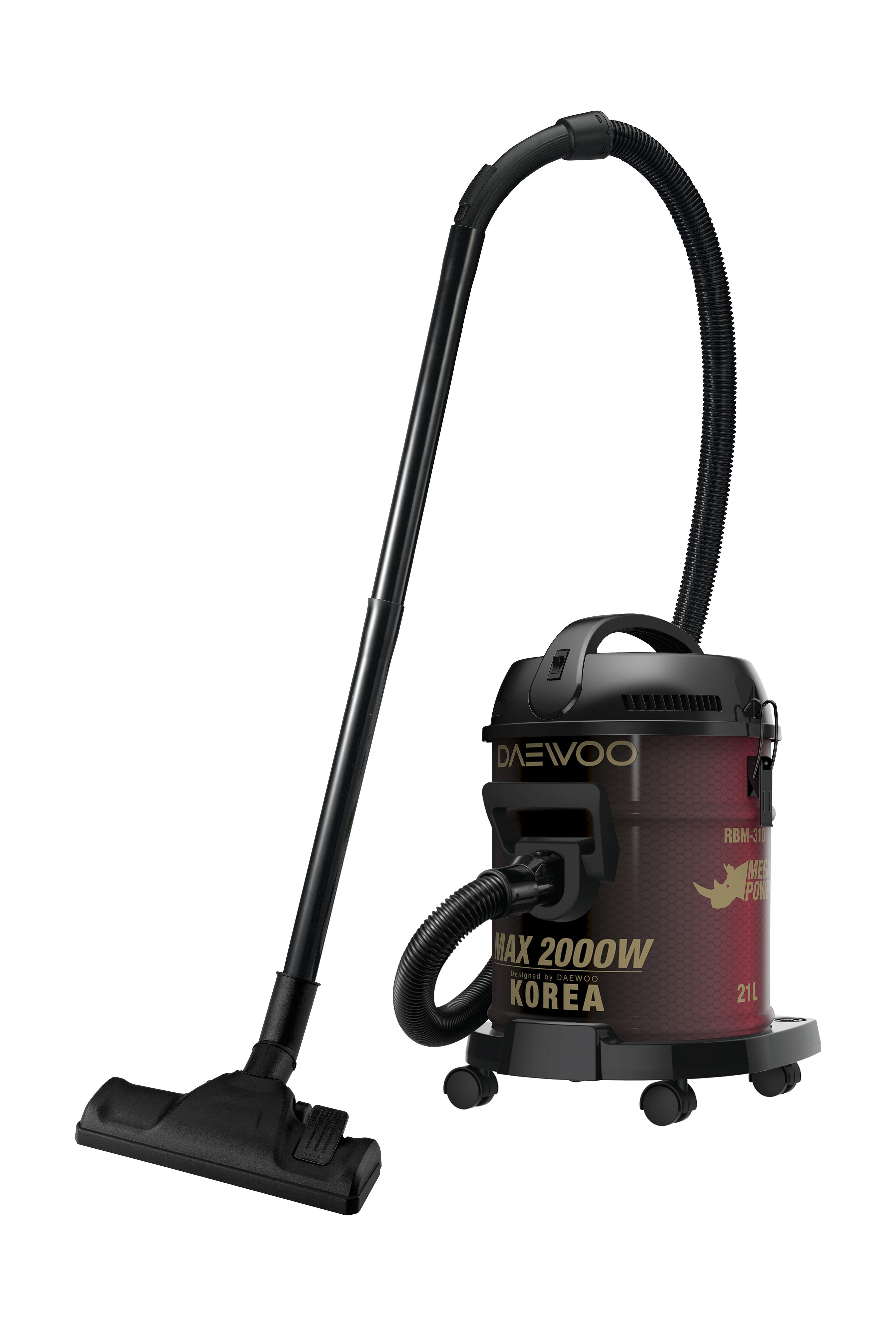 Daewoo 2000W 21L Drum Vacuum Cleaner (RBM-310)