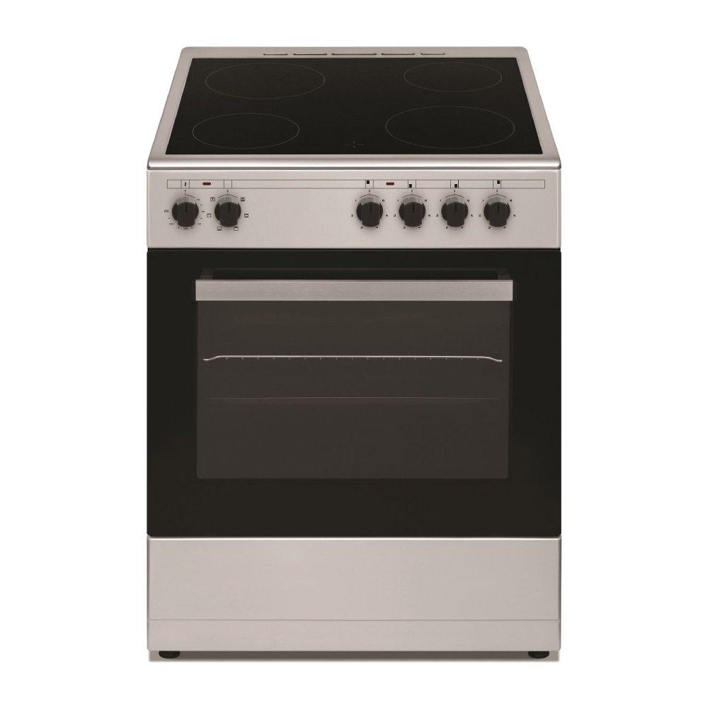 طباخ كهربائي 4 شعلات سيراميك من ونسا، 60x60 سم، WCT6040041X - ستانلس ستيل