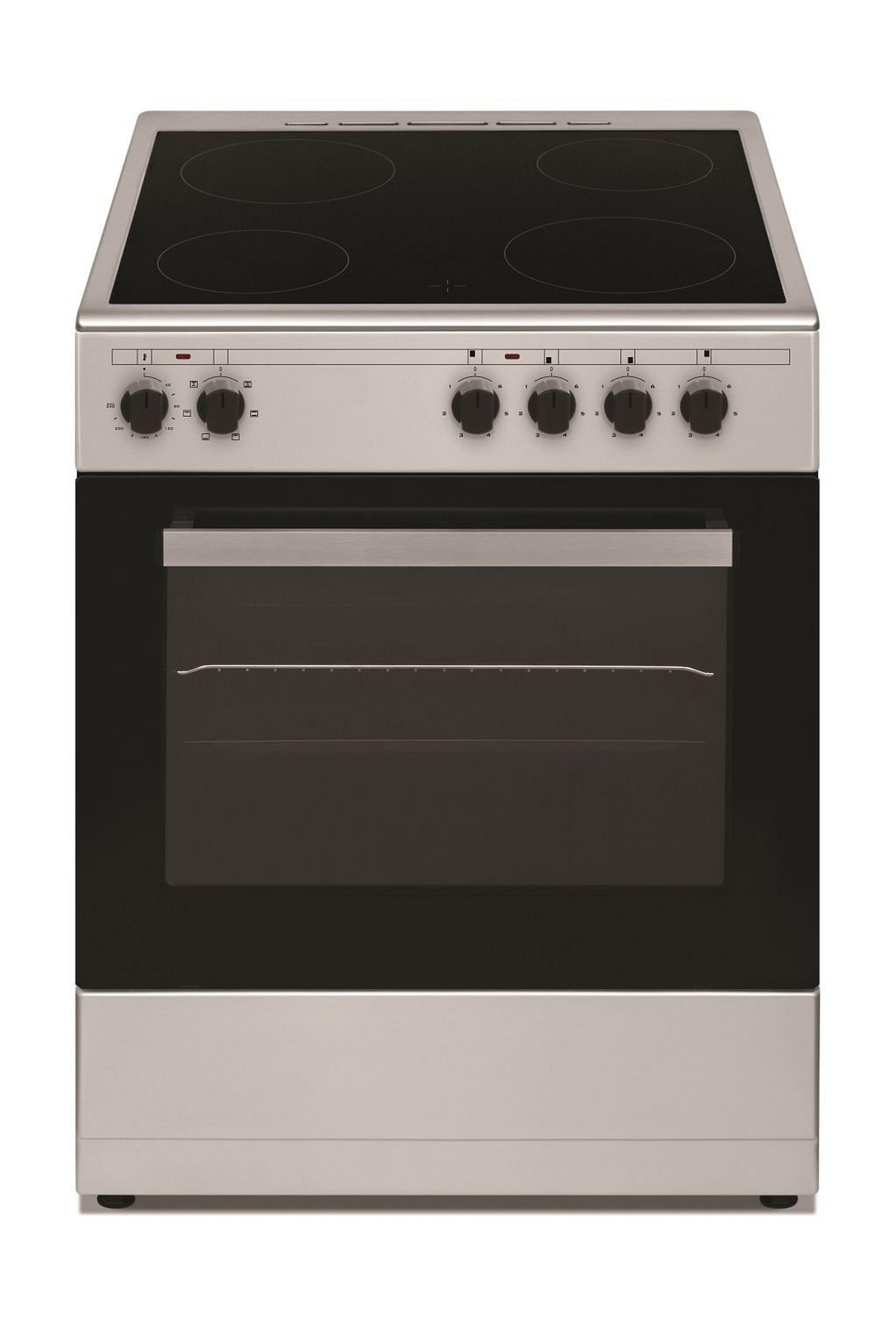 Wansa 60x60cm 4 Ceramic Burners, Electric Cooker (WCT6040041X) – Stainless Steel