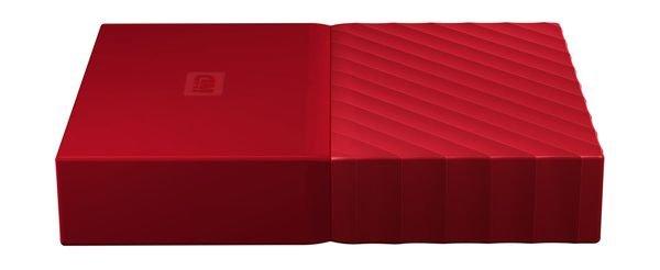 WD 1TB My Passport USB 3.0 External Hard Drive - Red