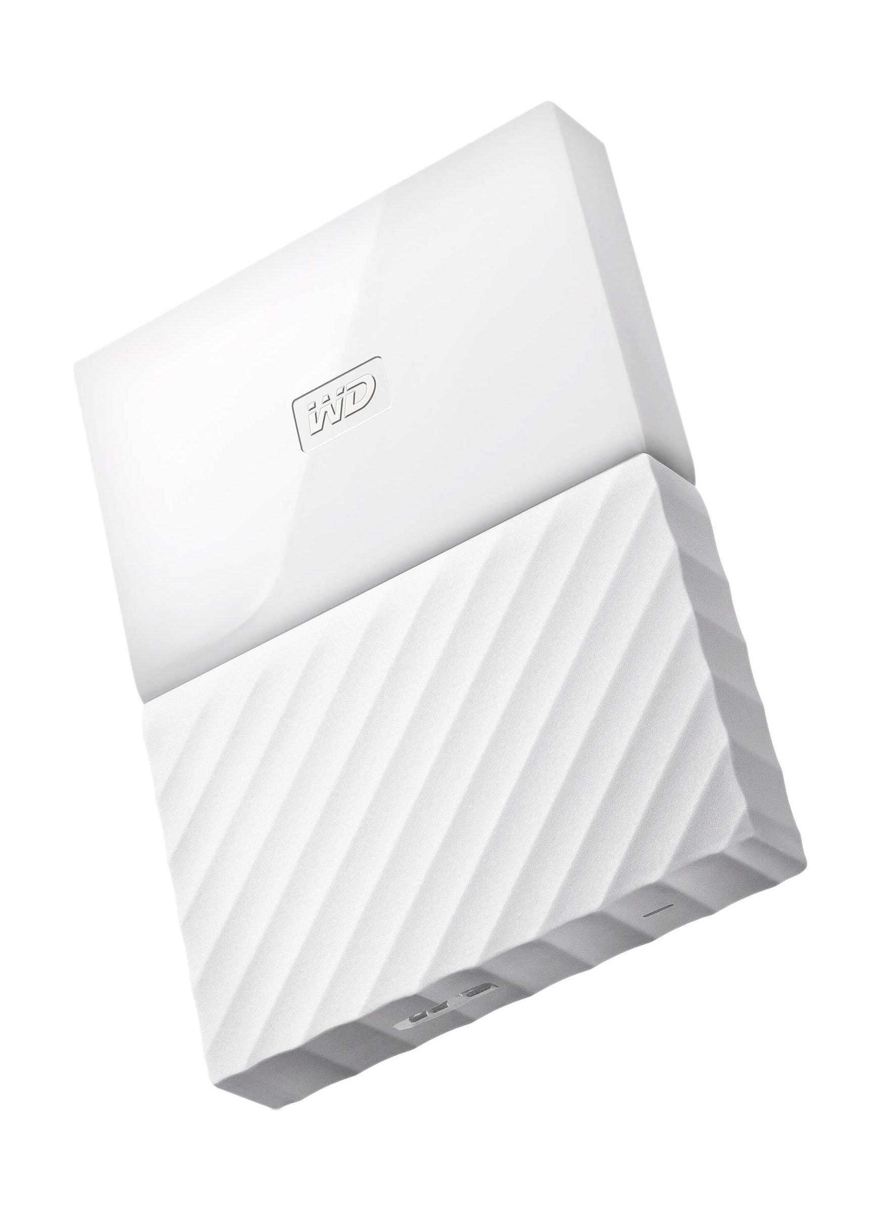 WD 1TB My Passport USB 3.0 External Hard Drive - ًWhite