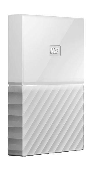 WD 1TB My Passport USB 3.0 External Hard Drive - ًWhite
