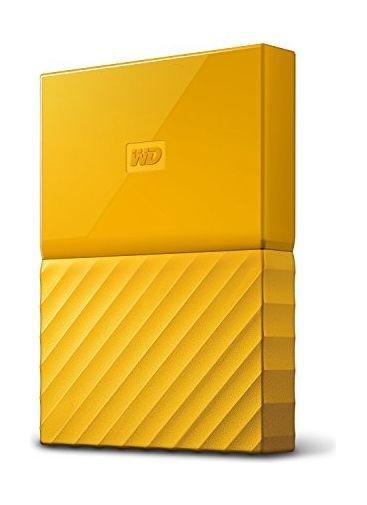 WD 1TB My Passport USB 3.0 External Hard Drive - Yellow
