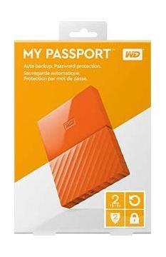 WD 2TB My Passport USB 3.0 External Hard Drive Orange Price in Kuwait