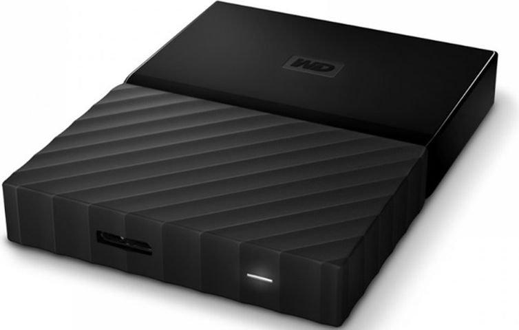 القرص الصلب ماي باسبورت سعة ٣ تيرا بايت من ويسترن ديجيتال - أسود (WDBYFT0030BBK)