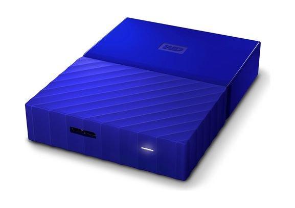 WD 4TB My Passport USB 3.0 External Hard Drive - Blue