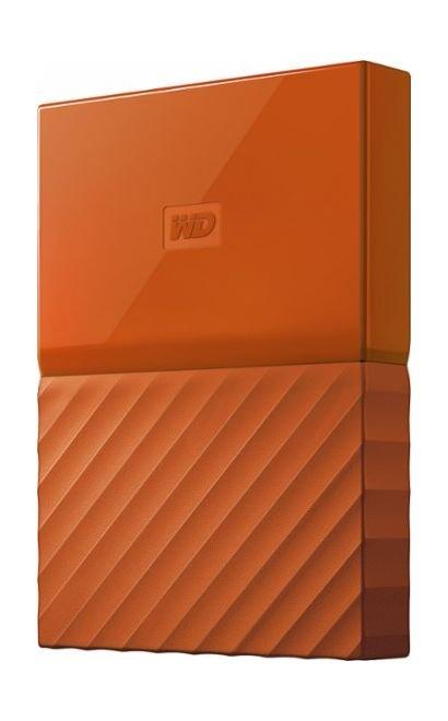 WD 4TB My Passport USB 3.0 Secure Portable Hard Drive, Orange