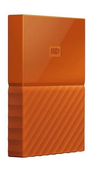 WD 4TB My Passport USB 3.0 Secure Portable Hard Drive, Orange