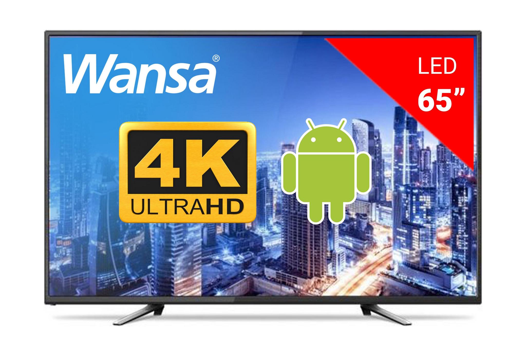 WANSA 65 inch 4K Ultra HD (UHD) Smart LED TV - WUD65F7762SN