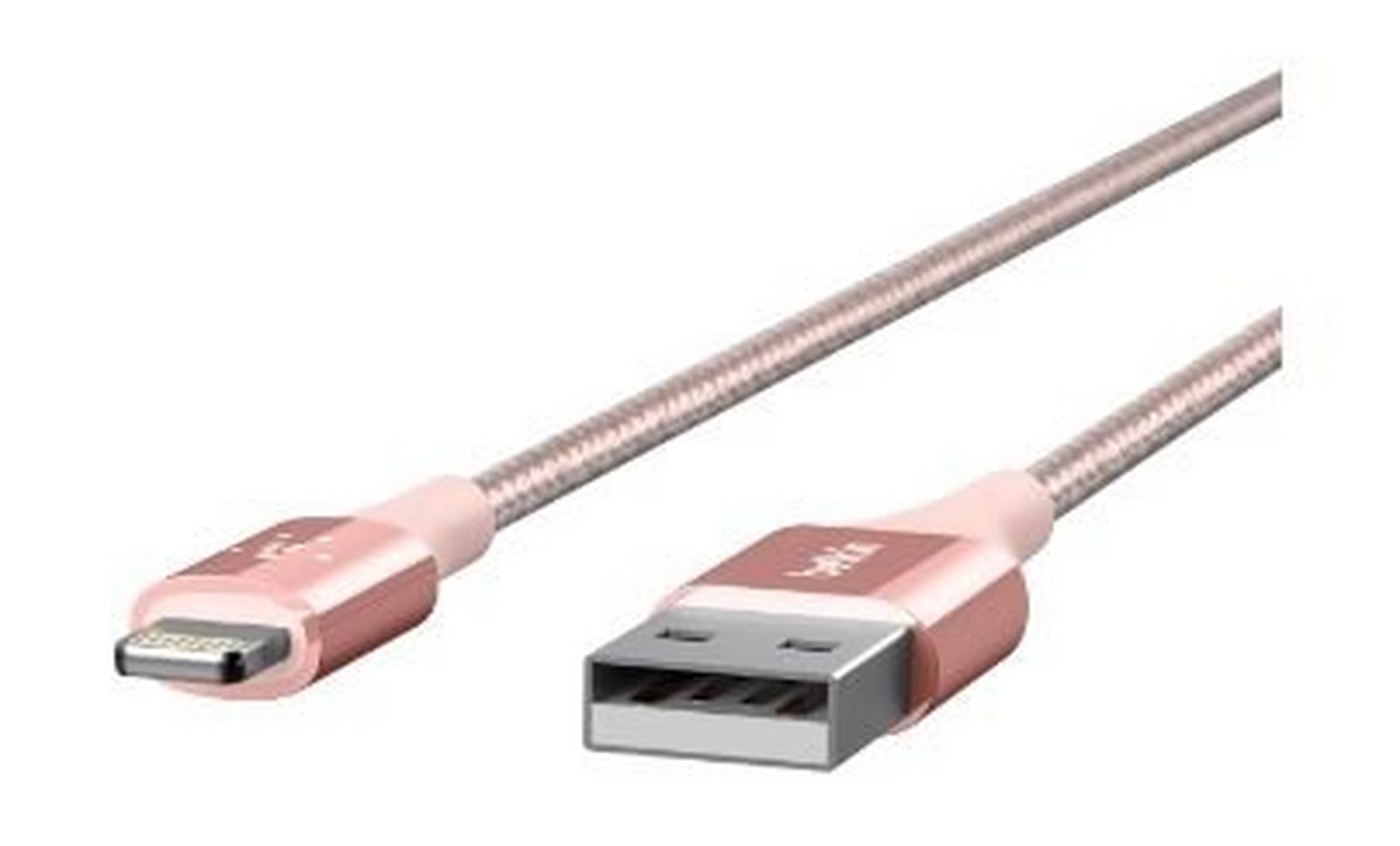 Belkin 1.2M Premium DuraTek Lightning to USB Cable - Rose Gold