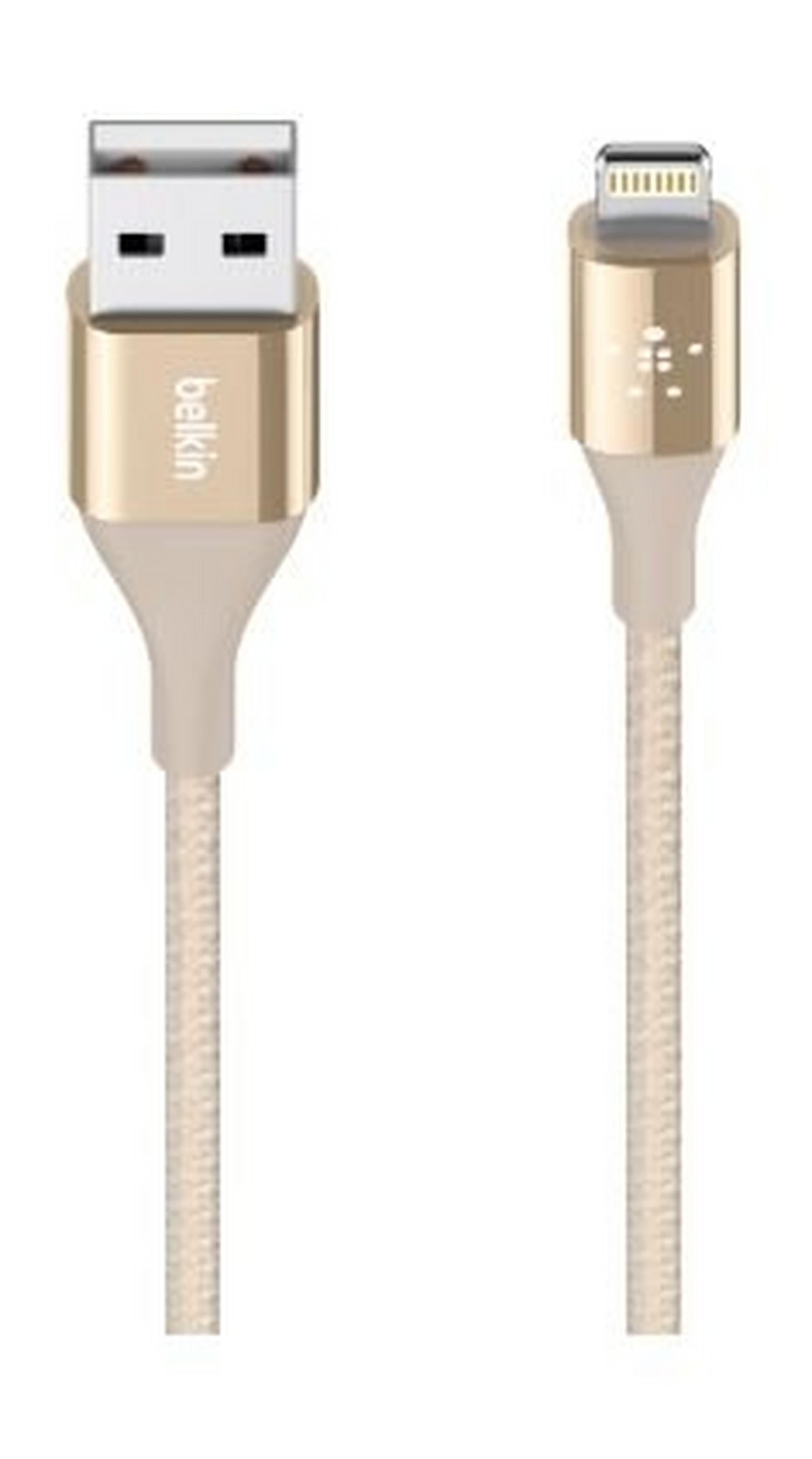 Belkin 1.2M Premium DuraTek Lightning to USB Cable - Gold