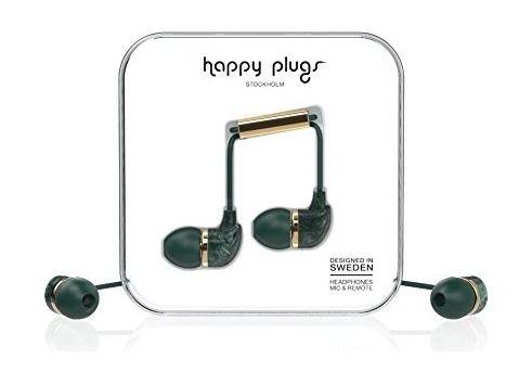 Happy Plugs Marble Edition Wired In-Ear Headset - Jade Green