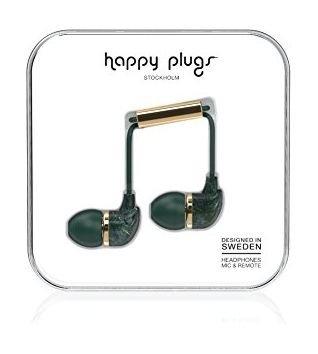 Happy Plugs Marble Edition Wired In-Ear Headset - Jade Green