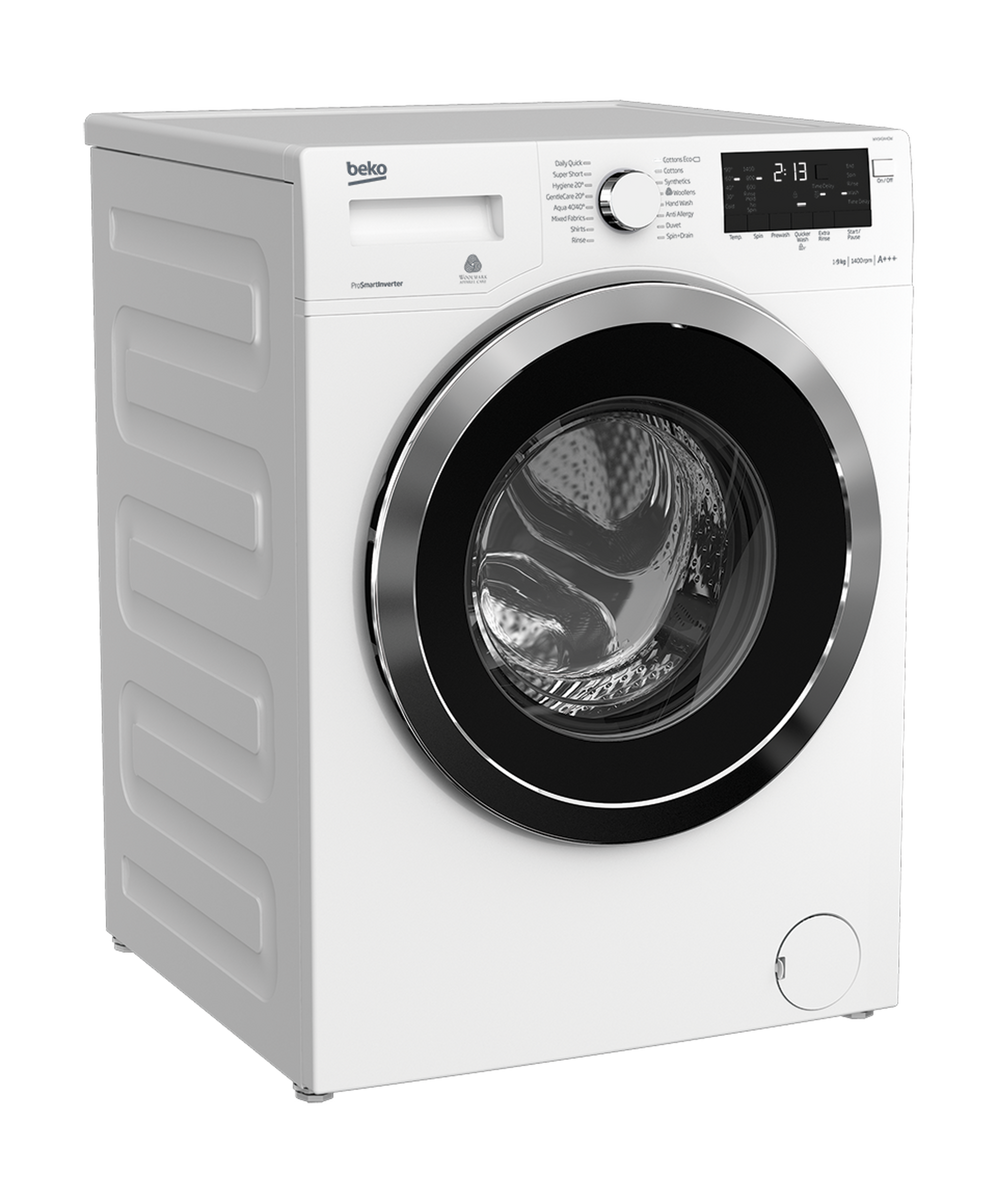 Beko 9KG 1400RPM, 16 Program Front Load Washing Machine – White