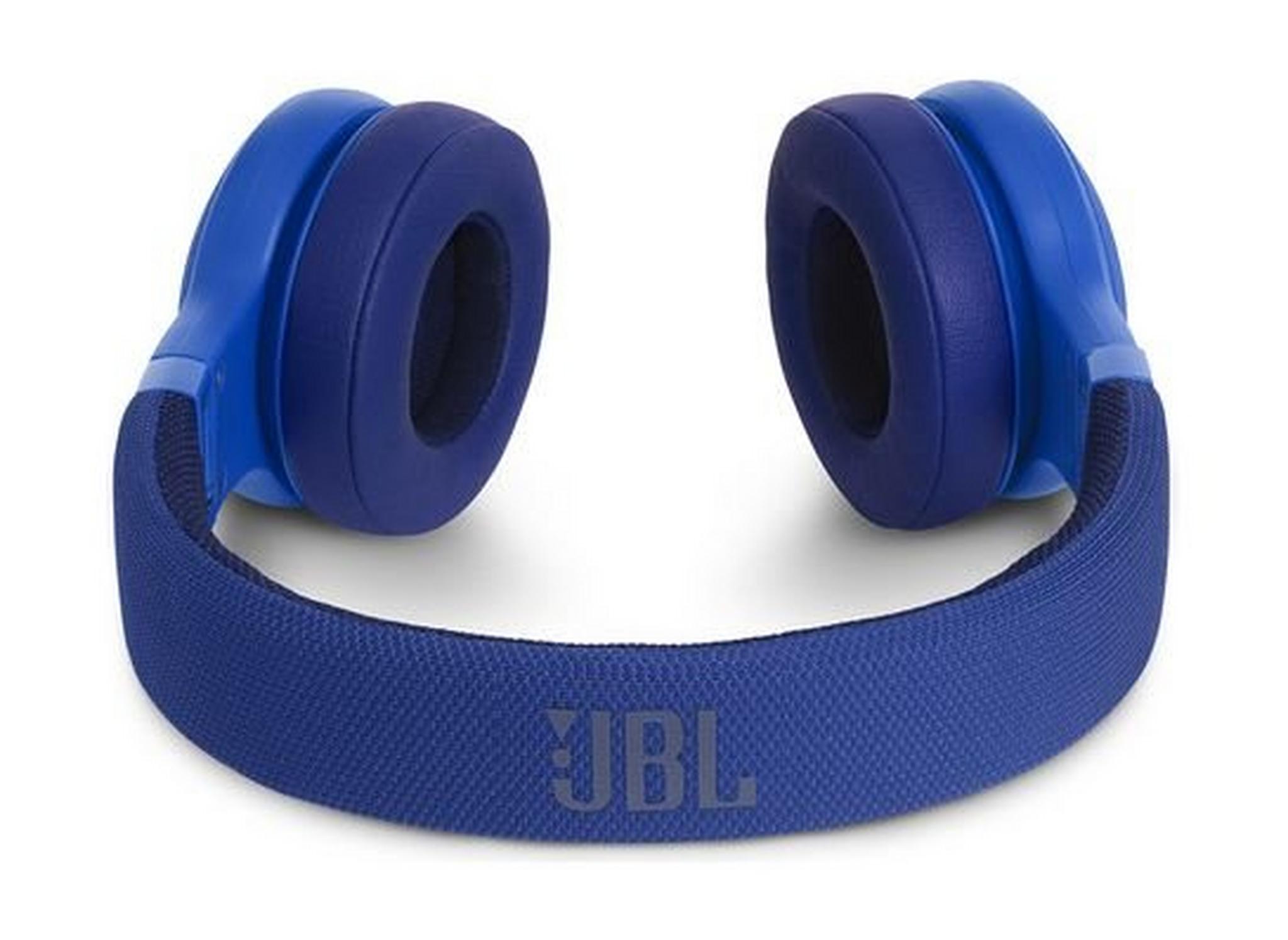 JBL E55BT Bluetooth Over-Ear Wireless Headphones - Blue
