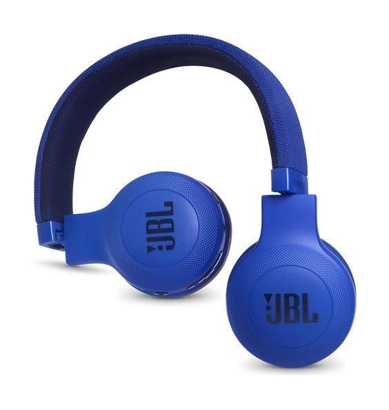 JBL E55BT Bluetooth Over-Ear Wireless Headphones - Blue