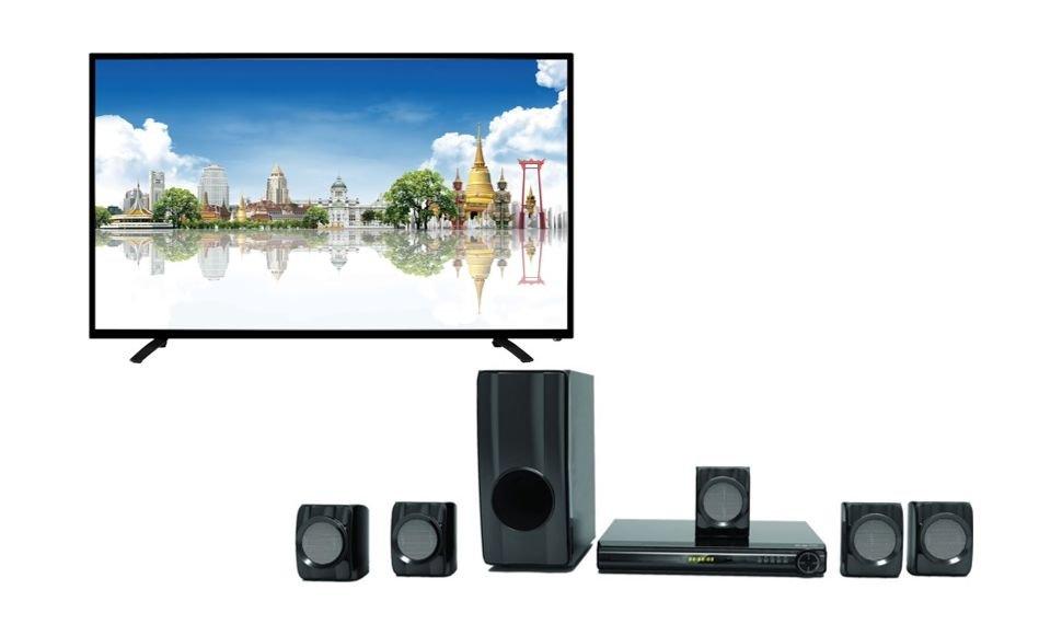 Wansa 40inch Full HD (1080p) Standard LED TV + Wansa 5.1Ch 185W