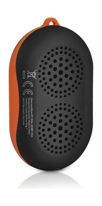 مكبر الصوت آي بييت ساوند بوكس ومشغل إم بي ٣ بتقنية البلوتوث من تريكستور - برتقالي / أسود