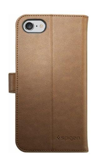 Spigen Wallet S Protective Leather Case for iPhone 7 Brown Price in
