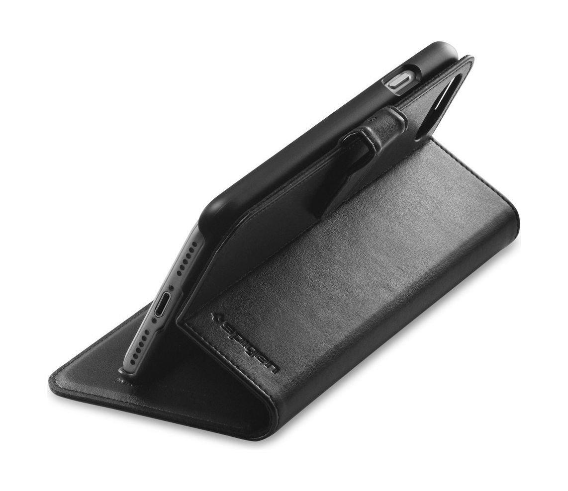 Spigen Wallet S Protective Leather Case for iPhone 7 - Black