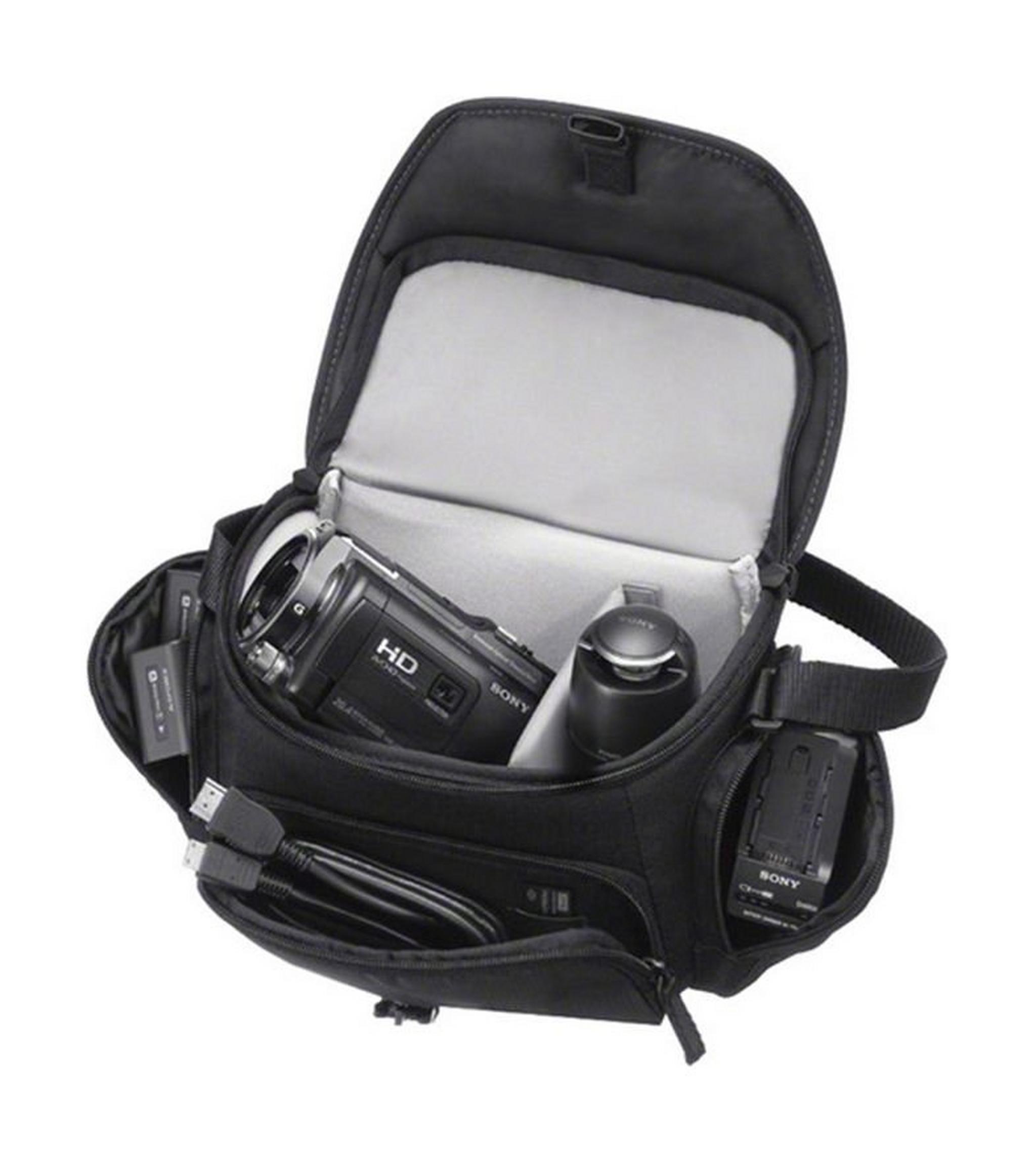 حقيبة الكاميرا الناعمة للحماية والحمل من سوني - أسود (LCS-U21)