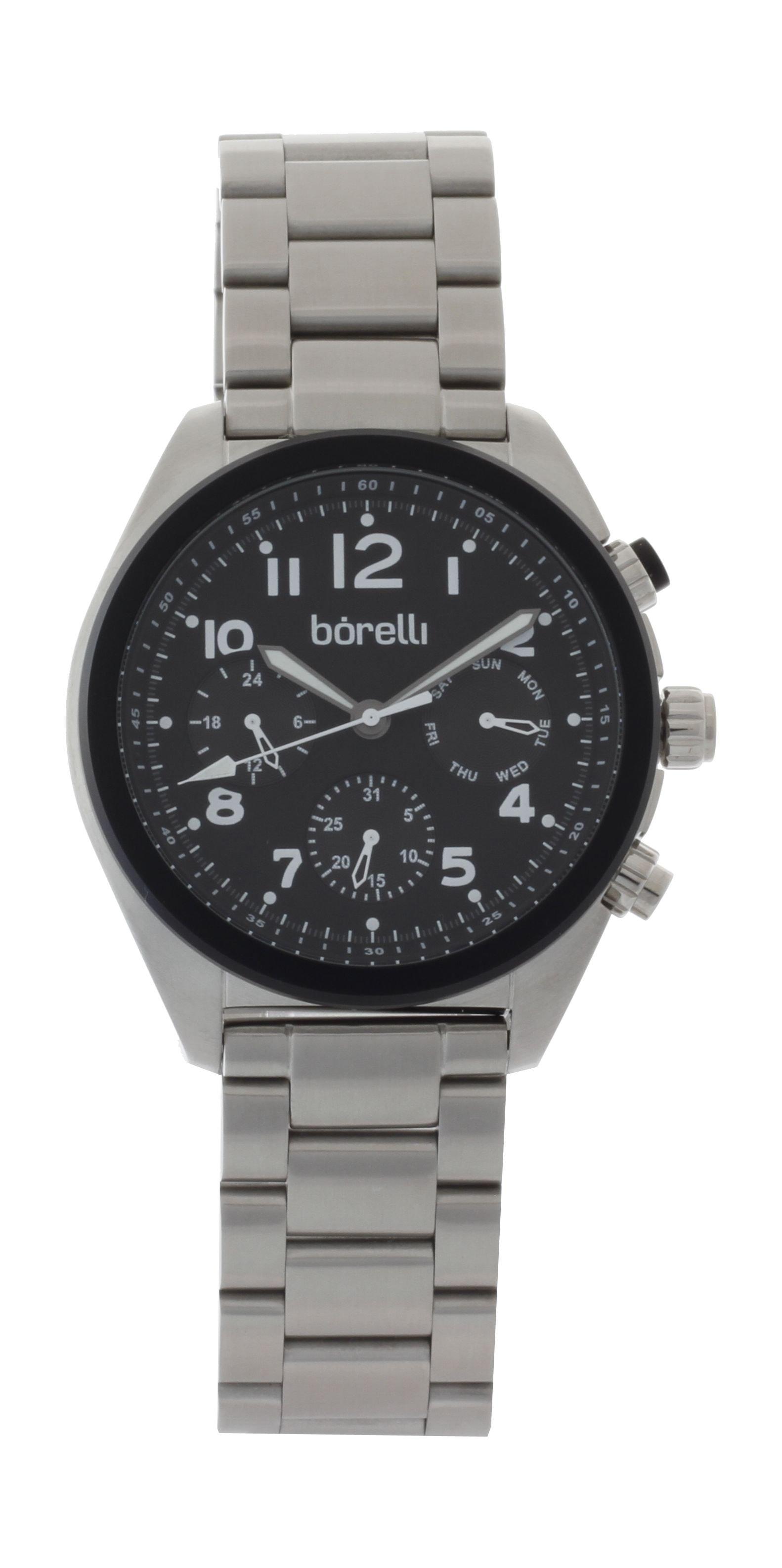 Borelli BMC12500061 Gents Chronograph Watch - Metal Strap – Silver
