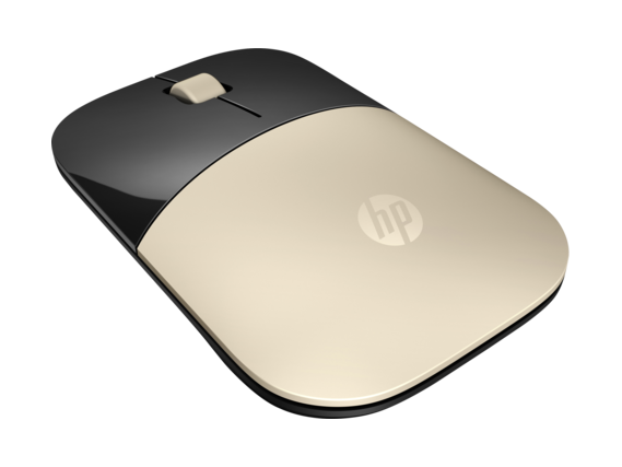 HP Z3700 Wireless USB Mouse (X7Q43AA) – Gold