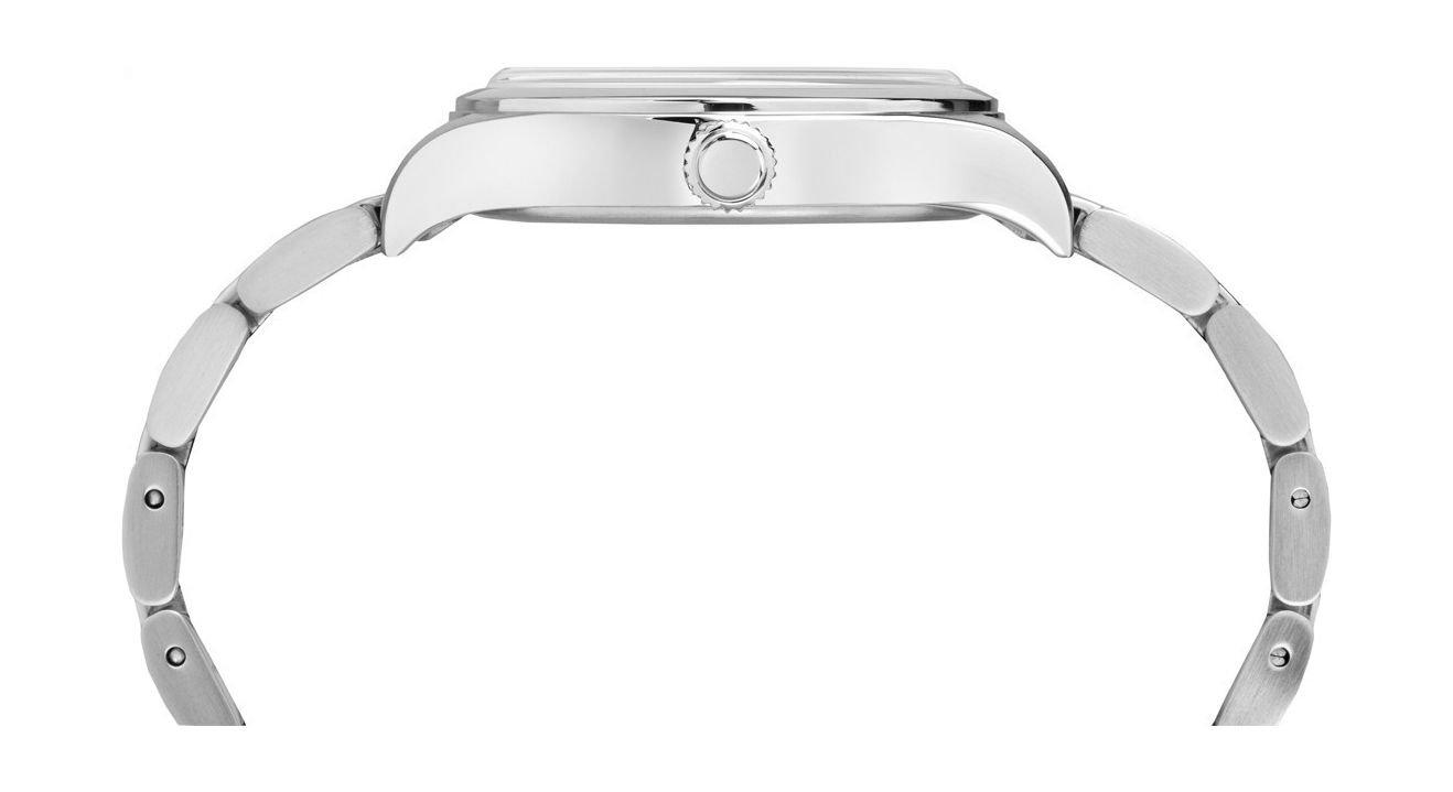 Timex TW2R25400 Waterbury Analog Gents Watch Metal Strap Silver