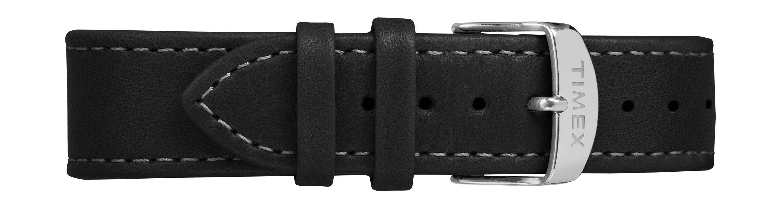 Timex TW2R25500 Waterbury Analog Gents Watch – Leather Strap – Black