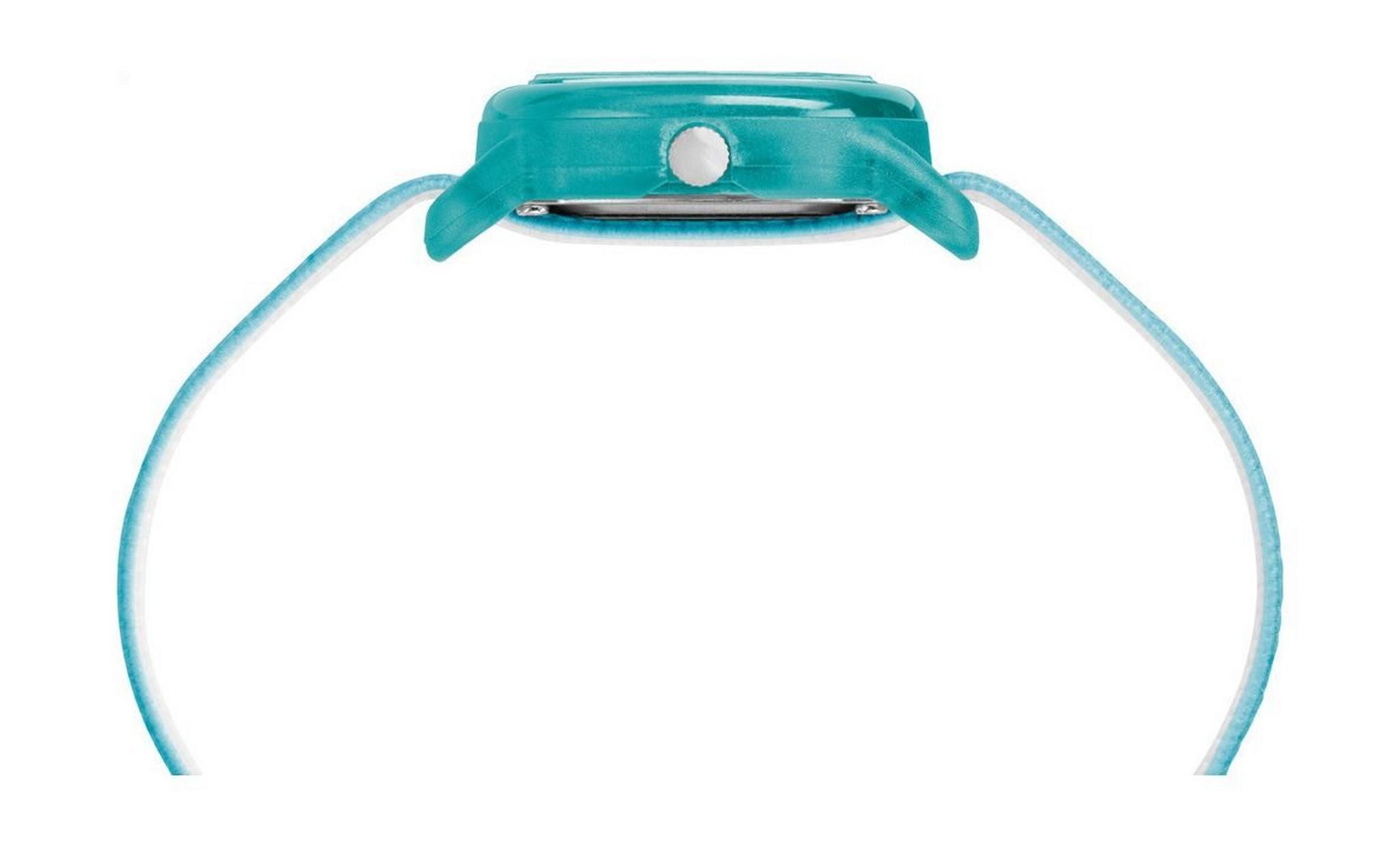 ساعة تايمكس يوث للأطفال بعرض تناظري كوارتز وحزام قماشي مطاطي – أزرق (TW7C13700)