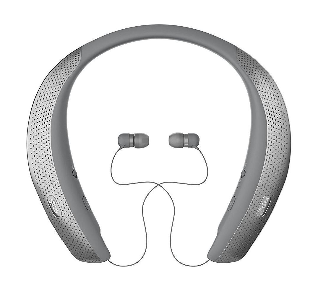 LG Tone Studio Bluetooth Headset (HBSW120) - Gray