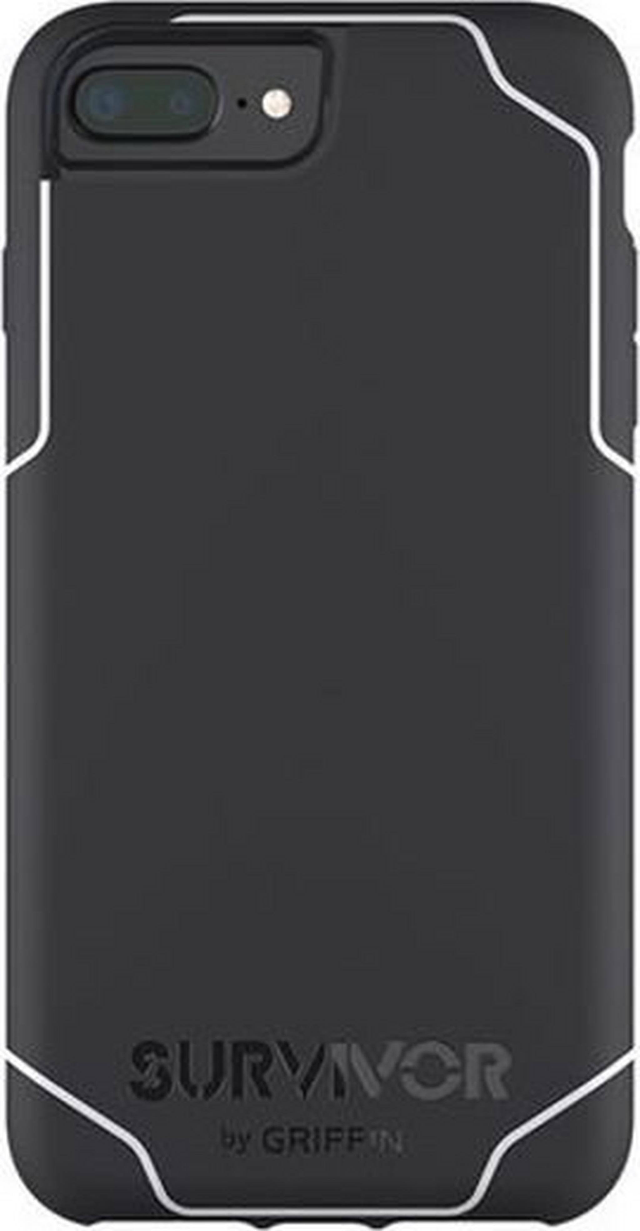 غطاء الحماية جريفين سيرفيفر لهاتف أيفون ٧ بلس – أسود / أبيض (GB42819)
