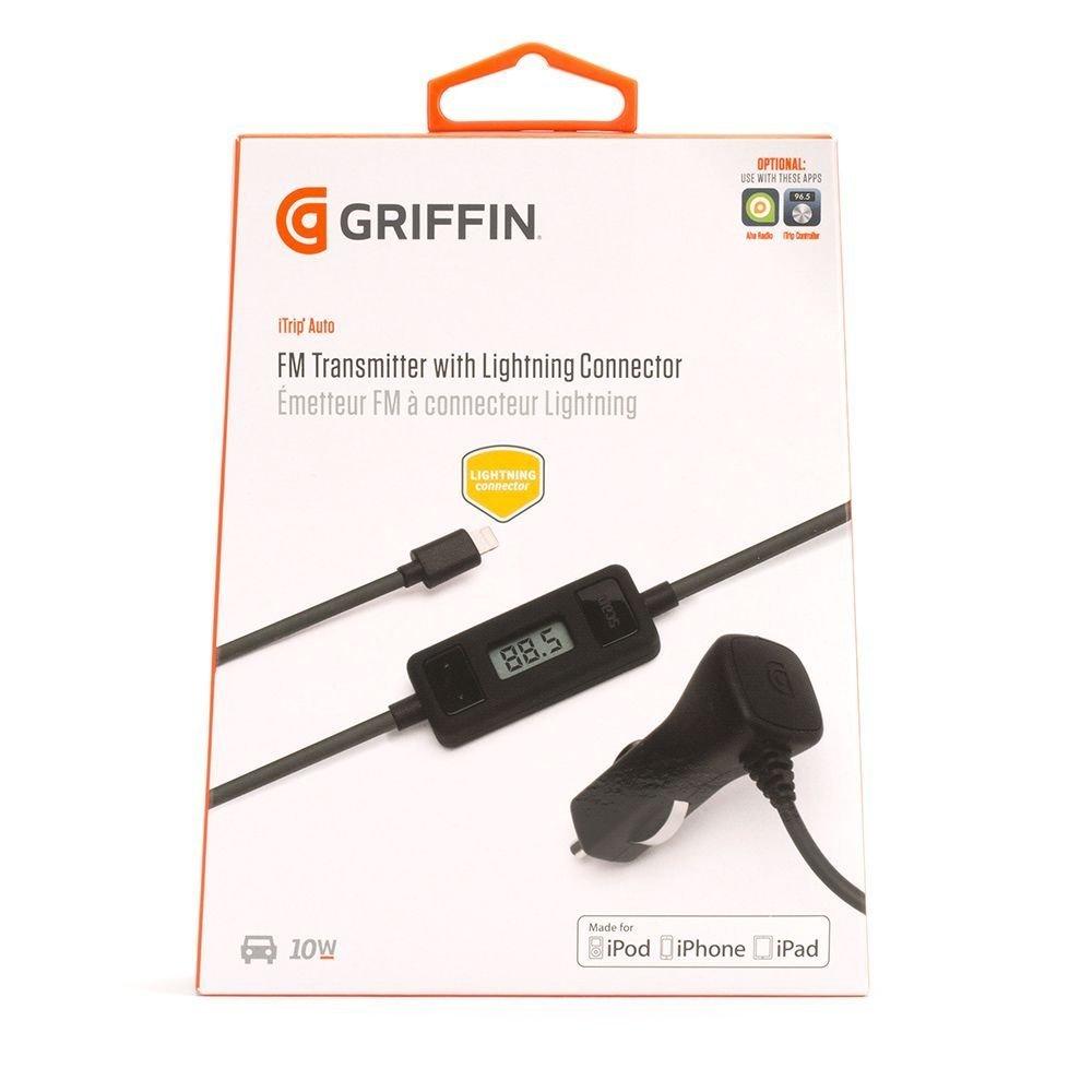 Griffin iTrip Auto FM Transmitter Lightning Connector (GC38632) - Black