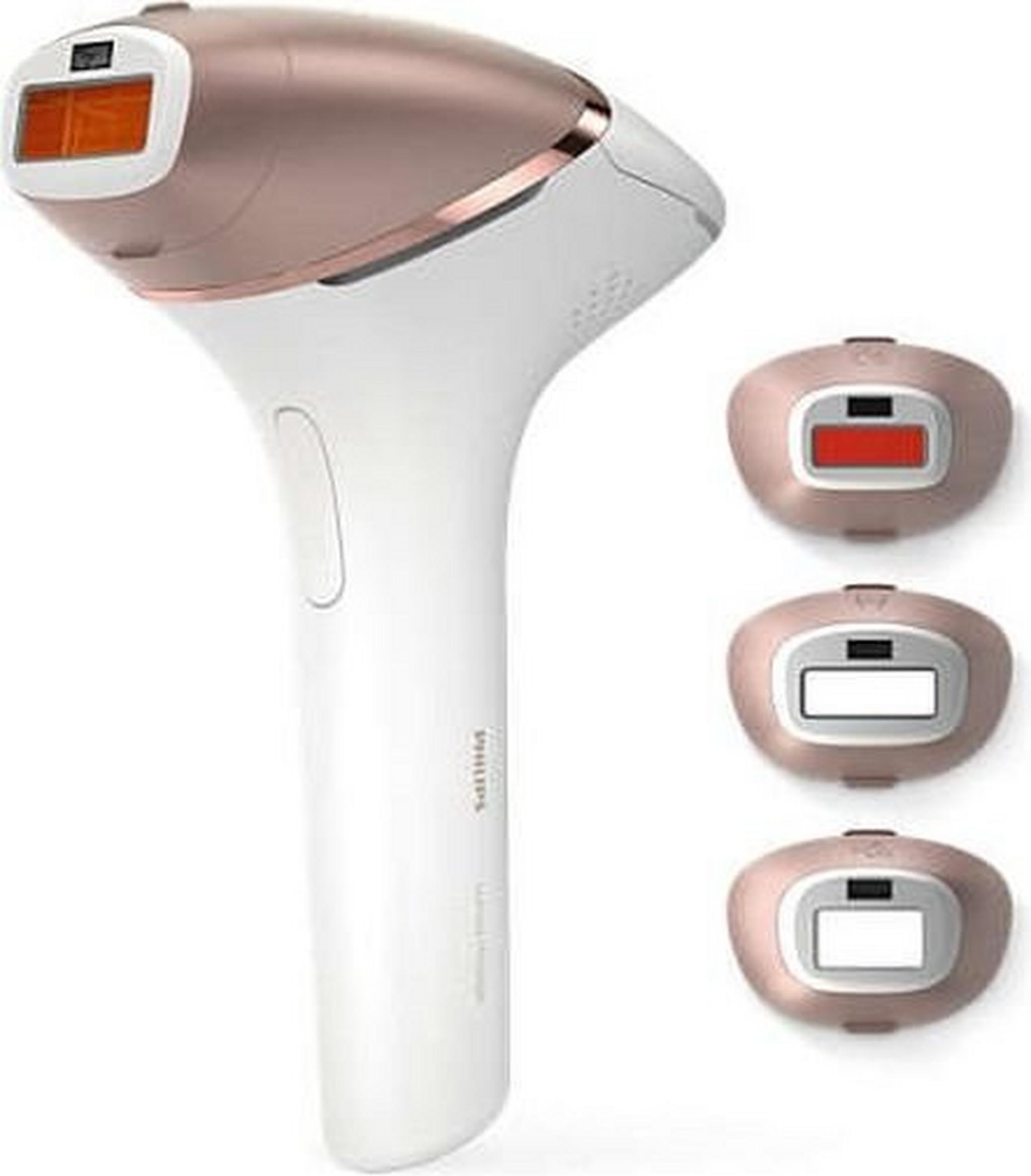 فيليبس لوميا برستيج الماكينة اللاسلكية لإزالة الشعر بتقنية الضوء النبضي المكثف - ٤ ملحقات (BRI956/60)
